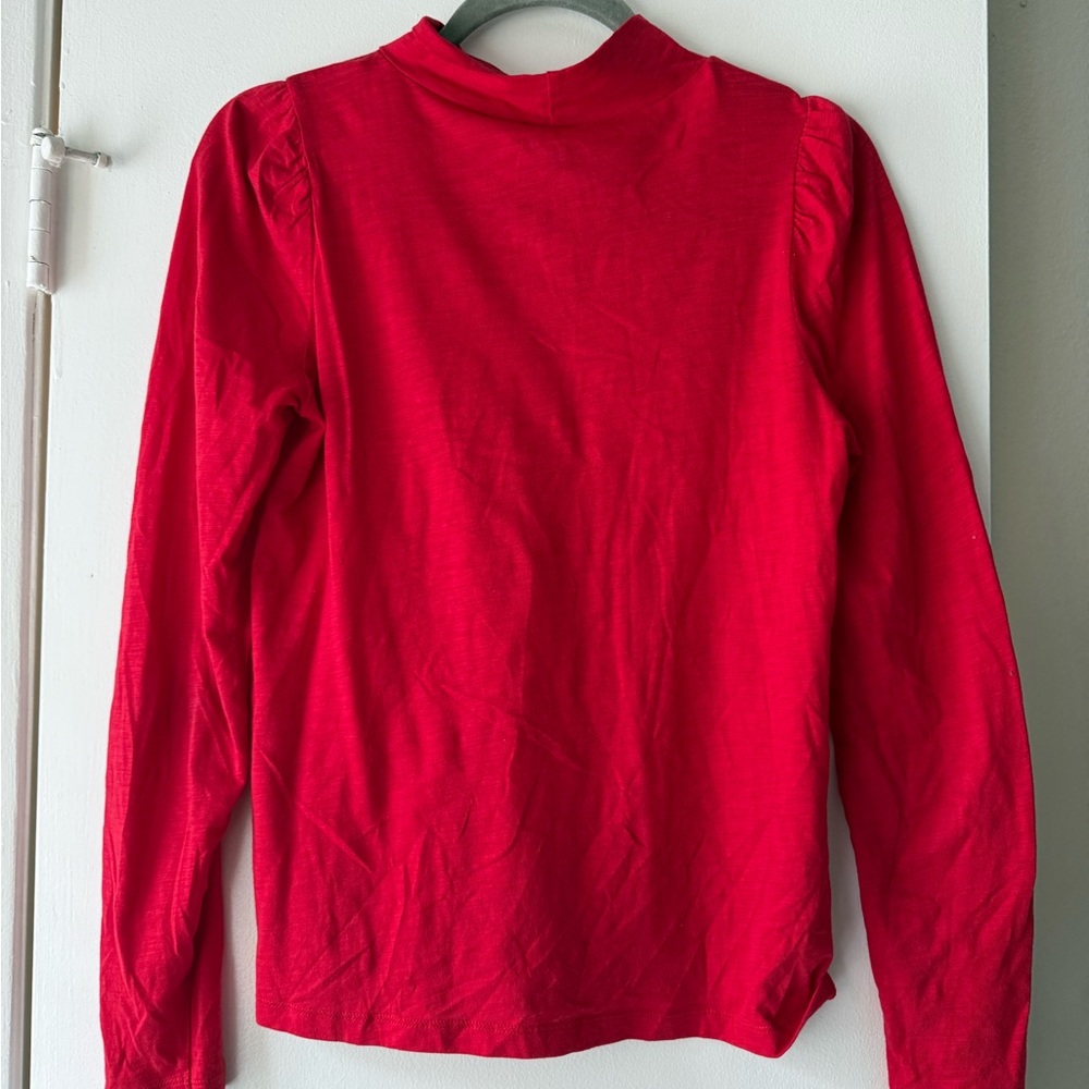 LOFT Bright Red Top - Picture 2 of 3